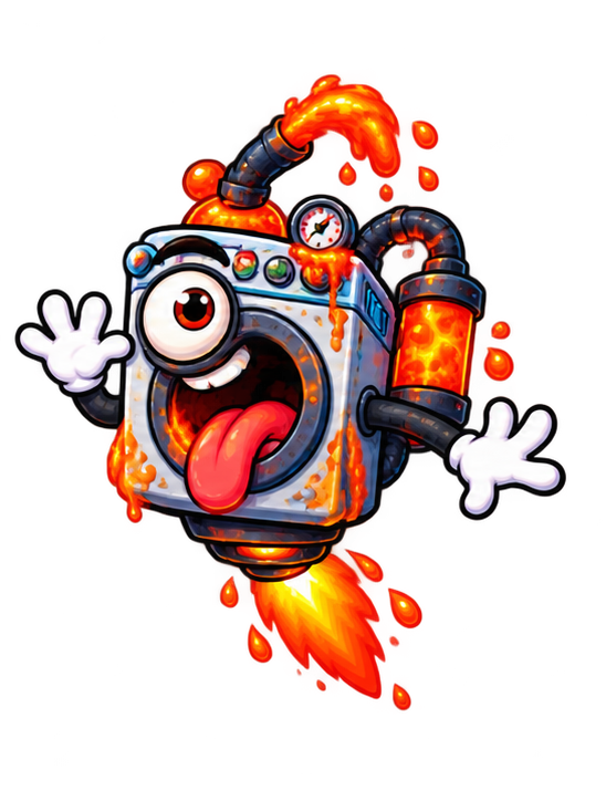 Máquina de lavar maluca, um dos inimigos do Chaos Dodger